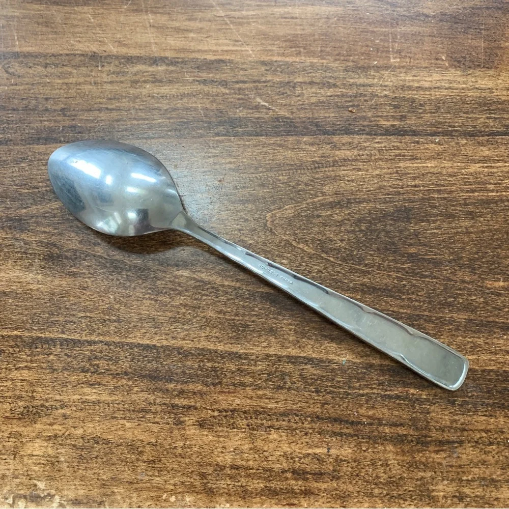 4/$15 one stainless steel tablespoon soup spoon